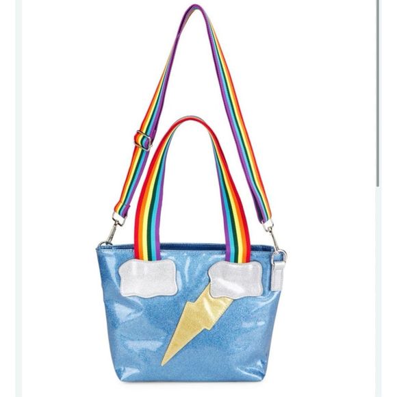 Bari Lynn Girls Sold Out Rainbow Cloud Bag NWT - Picture 2 of 4